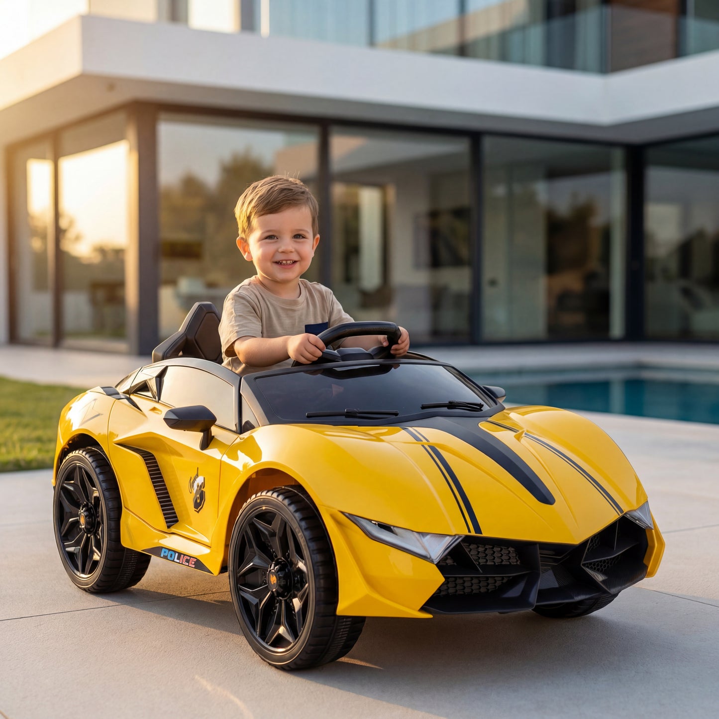 Auto na akumulator LAMBO FY-MB790P-B žuti