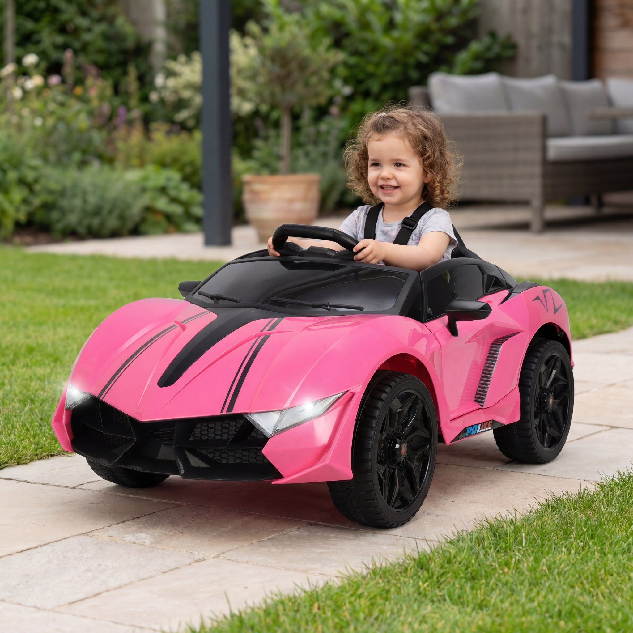 Auto na akumulator LAMBO FY-MB790 roze