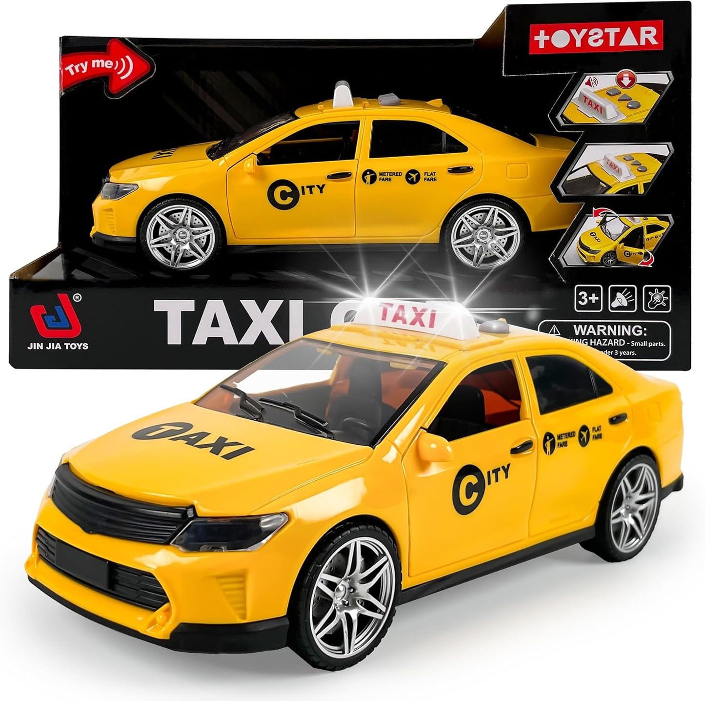 Auto taxi vozilo sa zvukom i svetlom