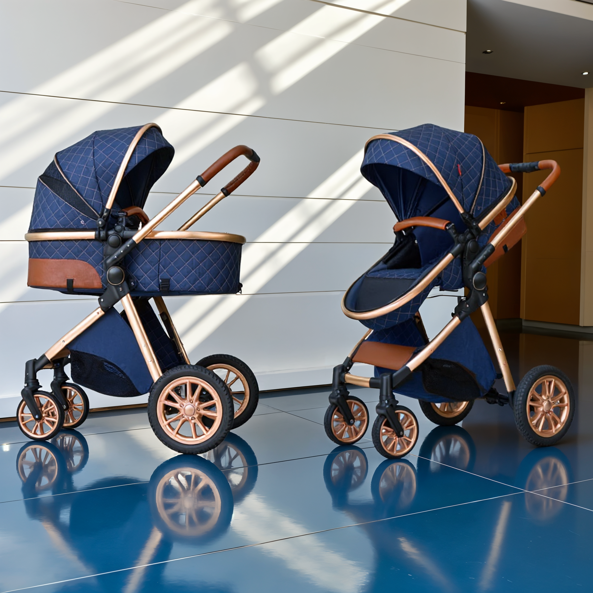 Baby Line - Dečija kolica TS-002B Plava