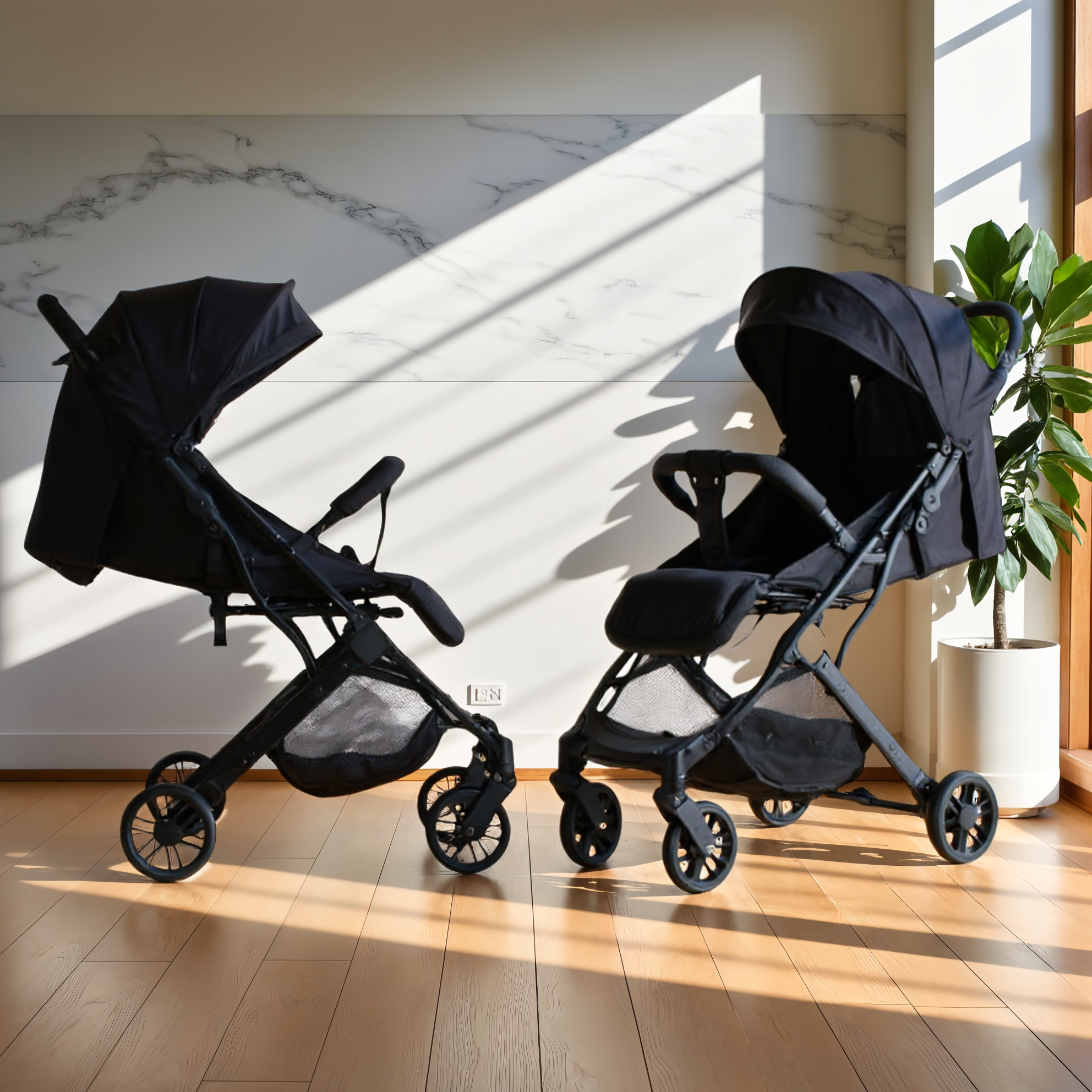 Baby Line - Dečija kolica TS-02 Crna