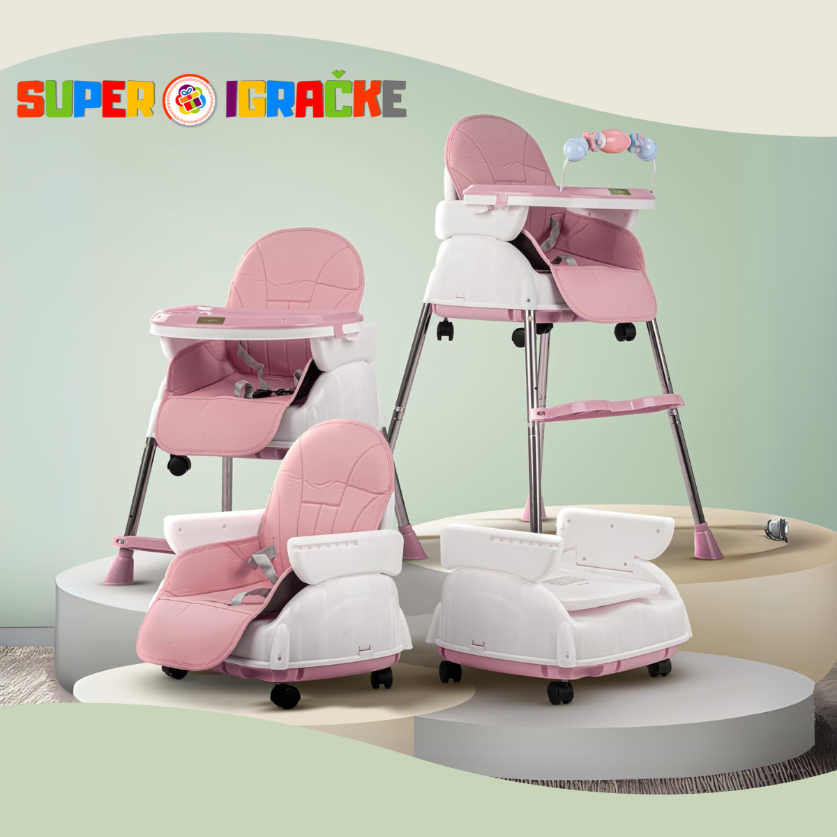 Baby Line - Hranilica roze