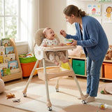 BabyNest - hranilica sa podesivim naslonom krem