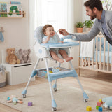 BabyNest - hranilica sa podesivim naslonom plava