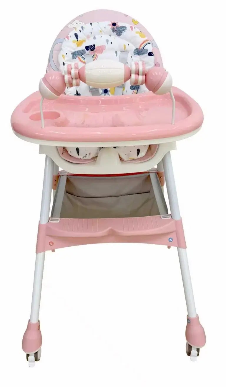 BabyNest - hranilica sa podesivim naslonom roze