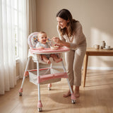 BabyNest - hranilica sa podesivim naslonom roze