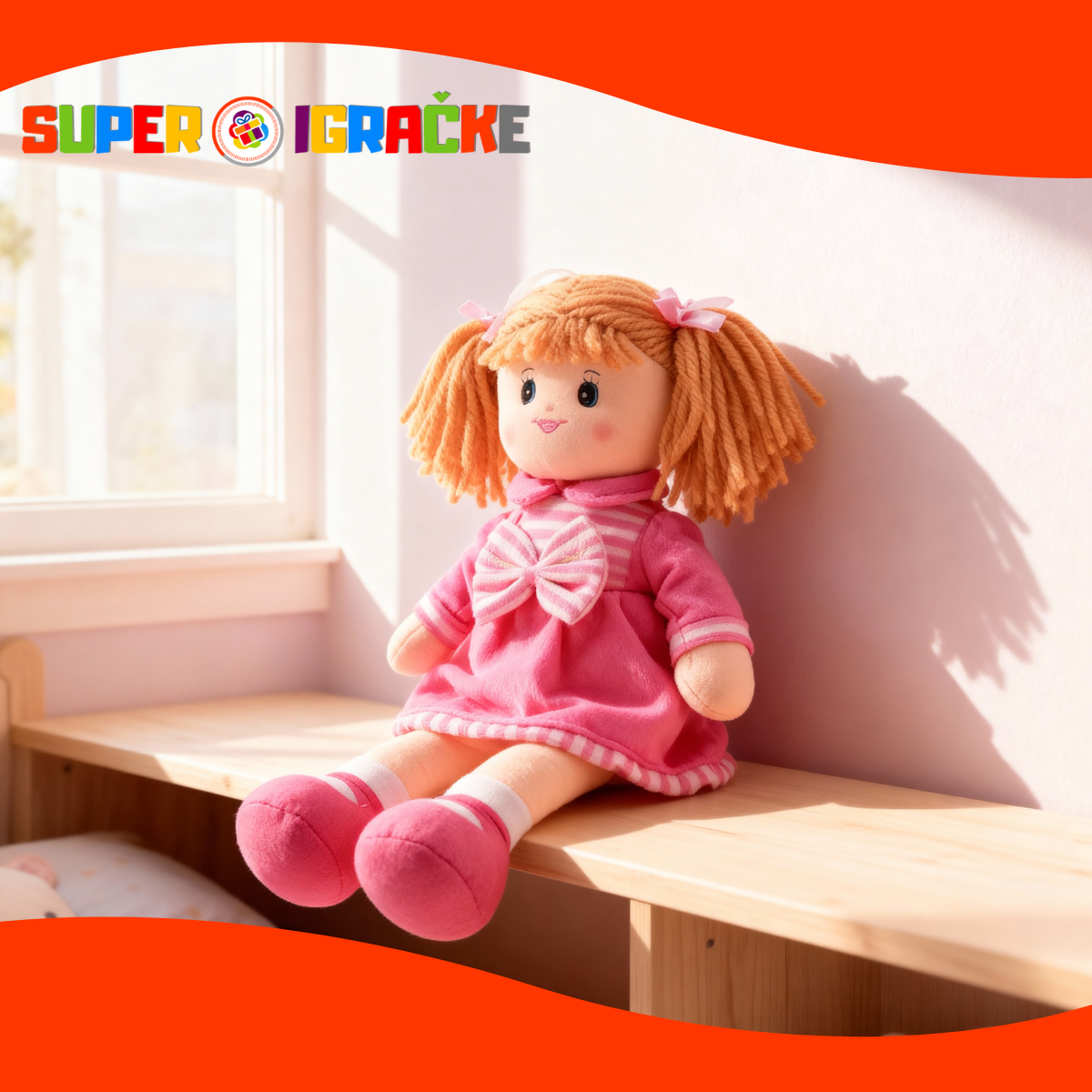 Baby Rose krpena lutka 40cm