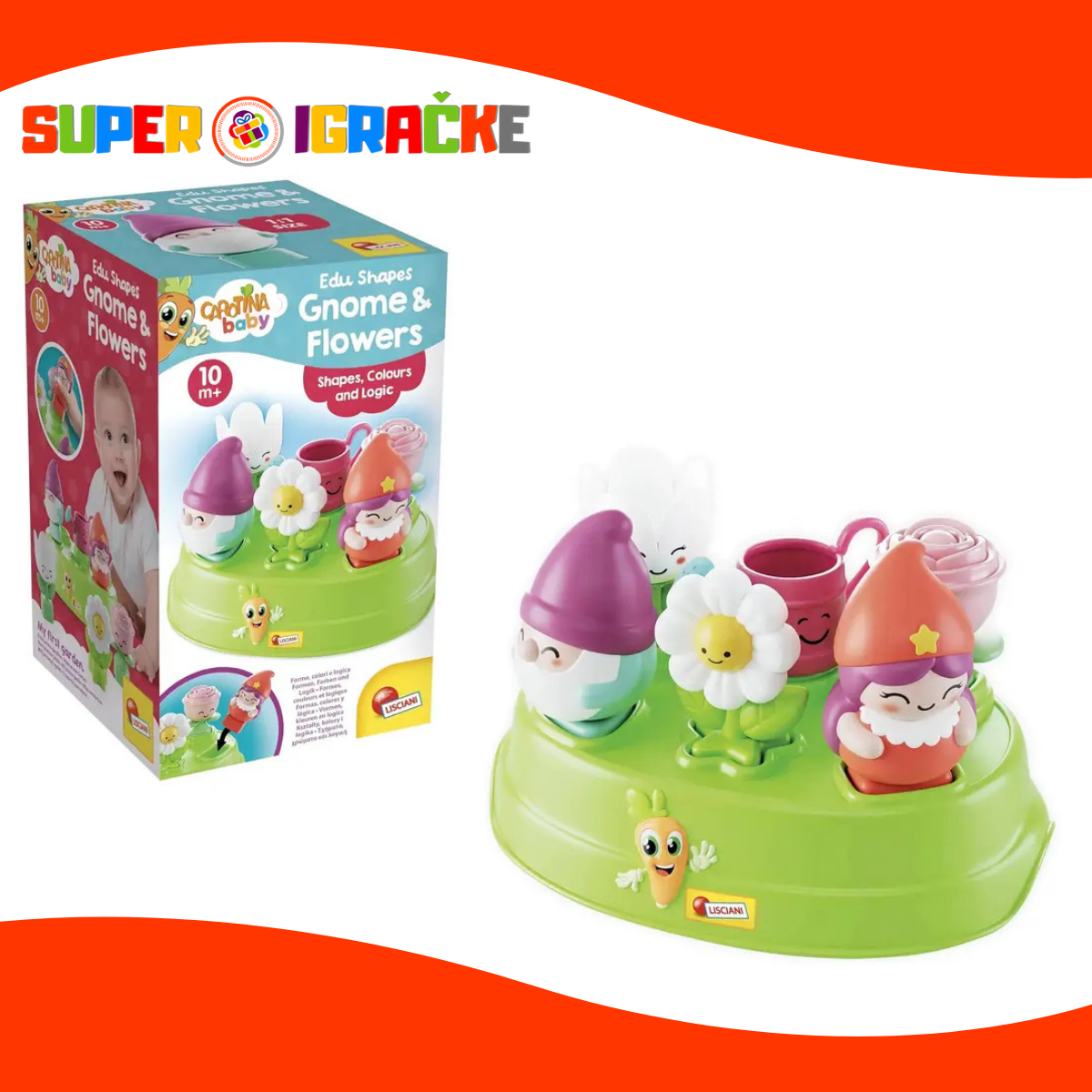 Baby edukativni set oblici - Patuljci