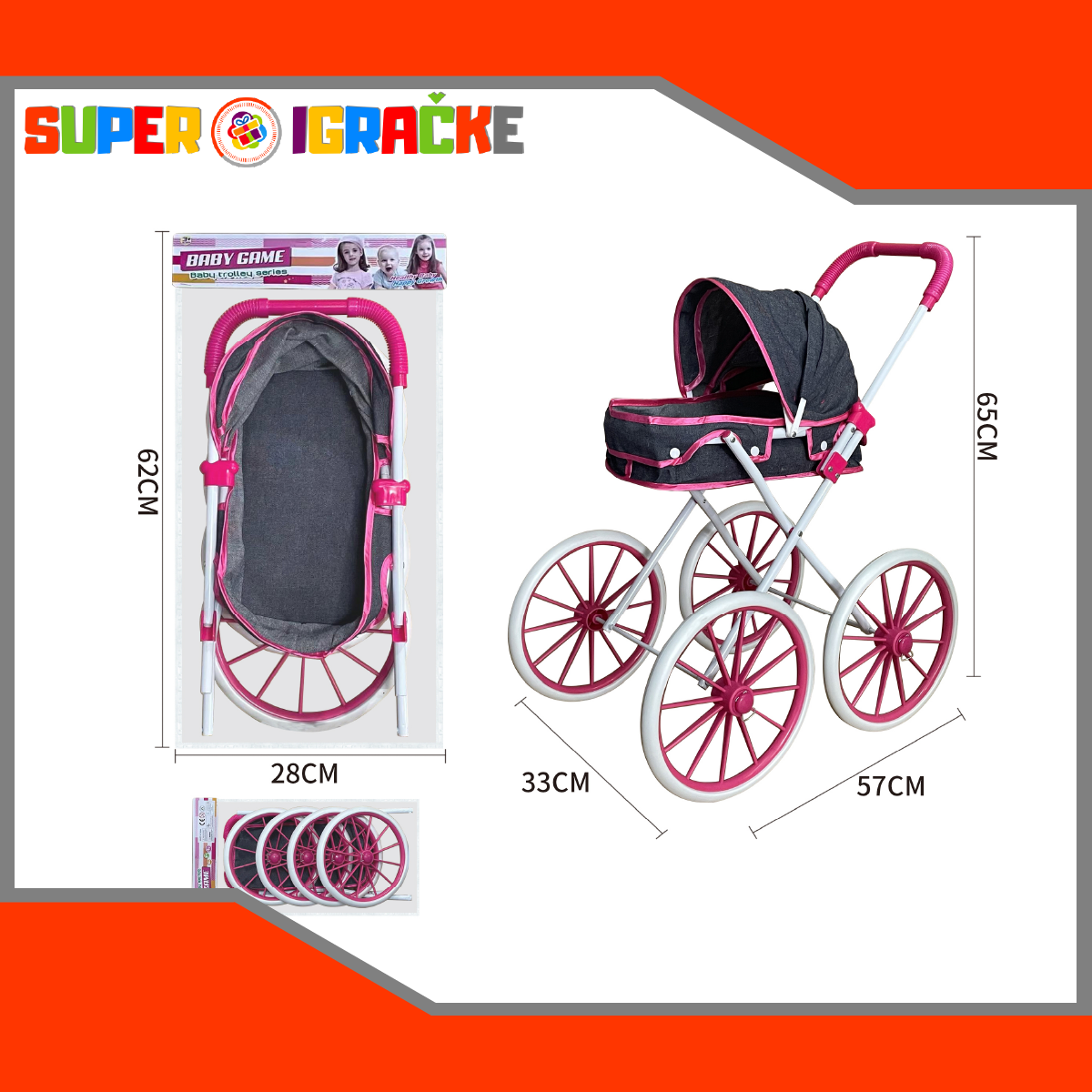 Baby game kolica za bebe