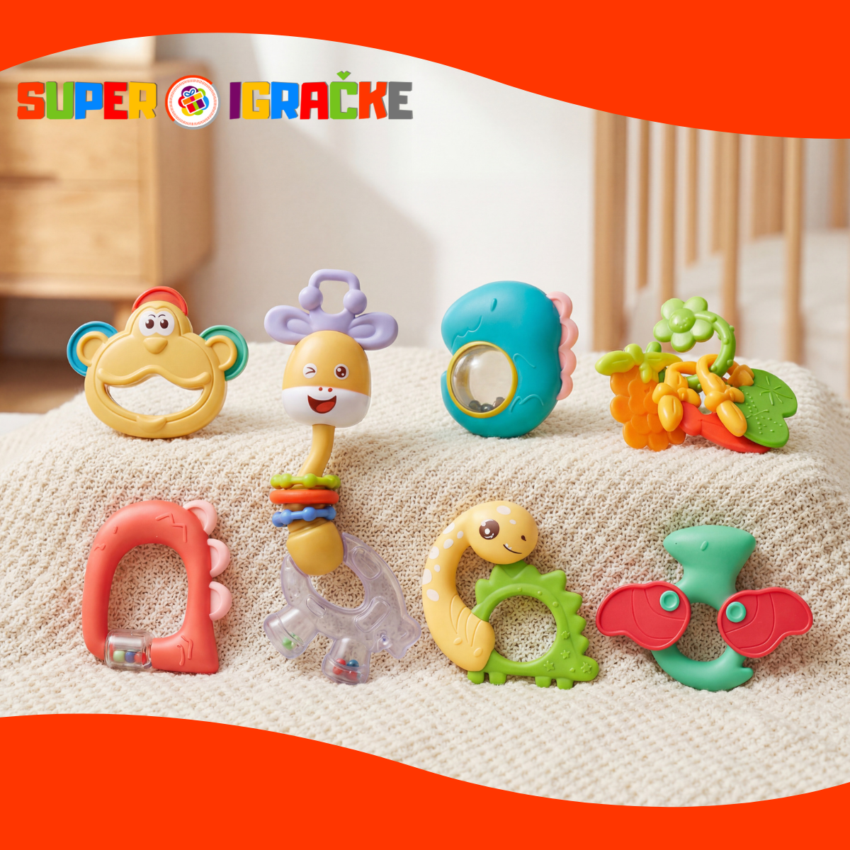 Baby hand bell - Zvečke set