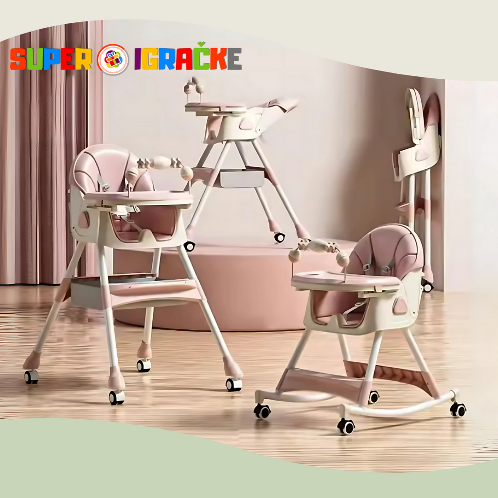 Baby line premium hranilica - Roze
