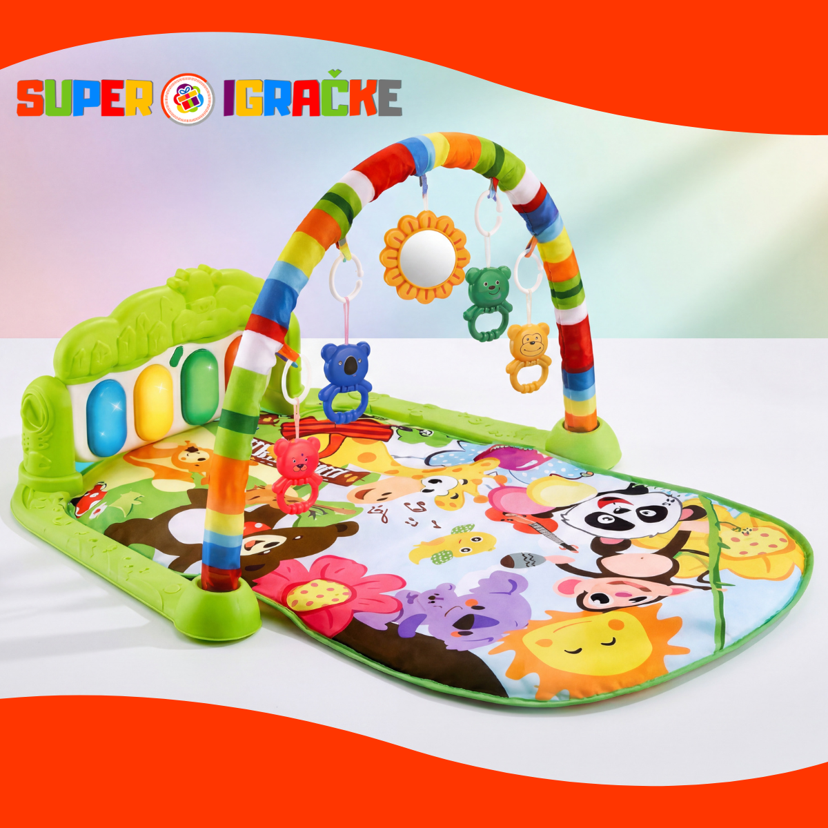 Baby podloga i gimnastika piano