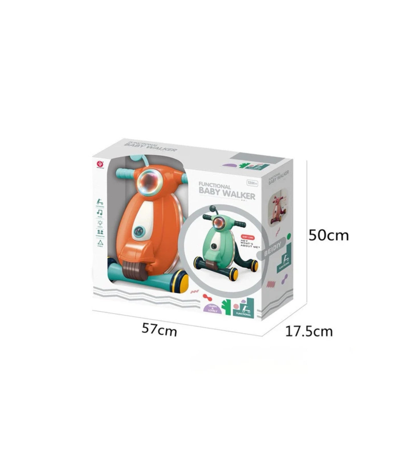 Baby walker skuter guralica sa svetlom