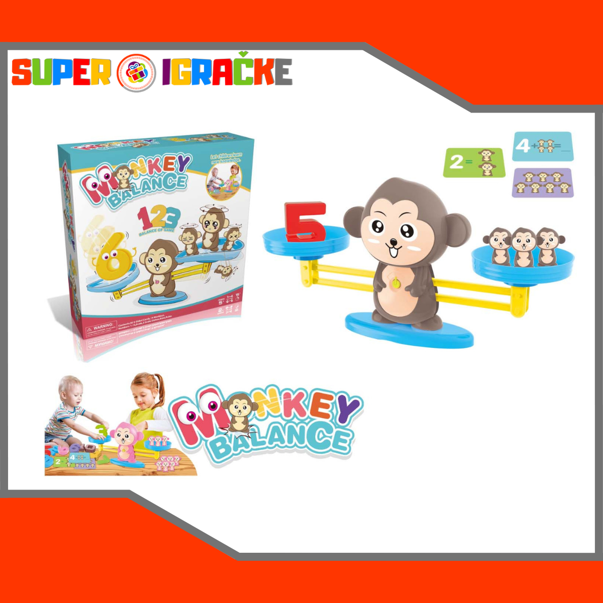 Balans vaga majmunčići