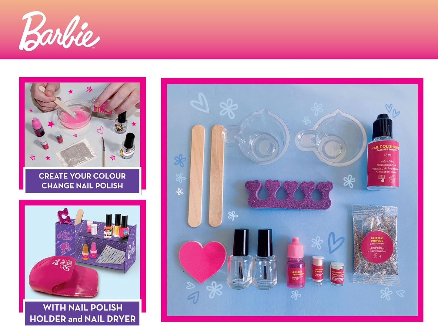 Barbie My Trendy set promeni boju noktiju
