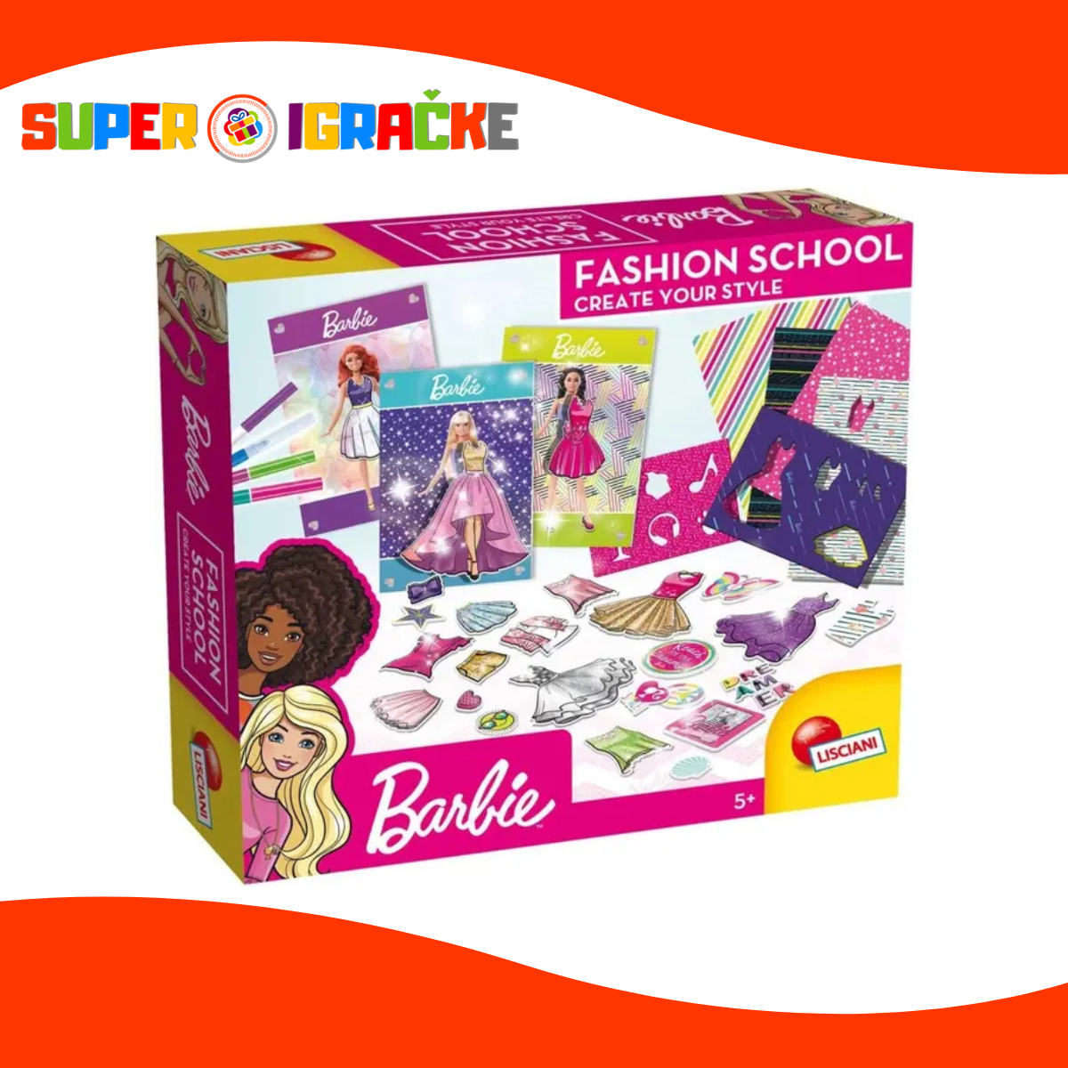 Barbie kreativni set - Škola mode