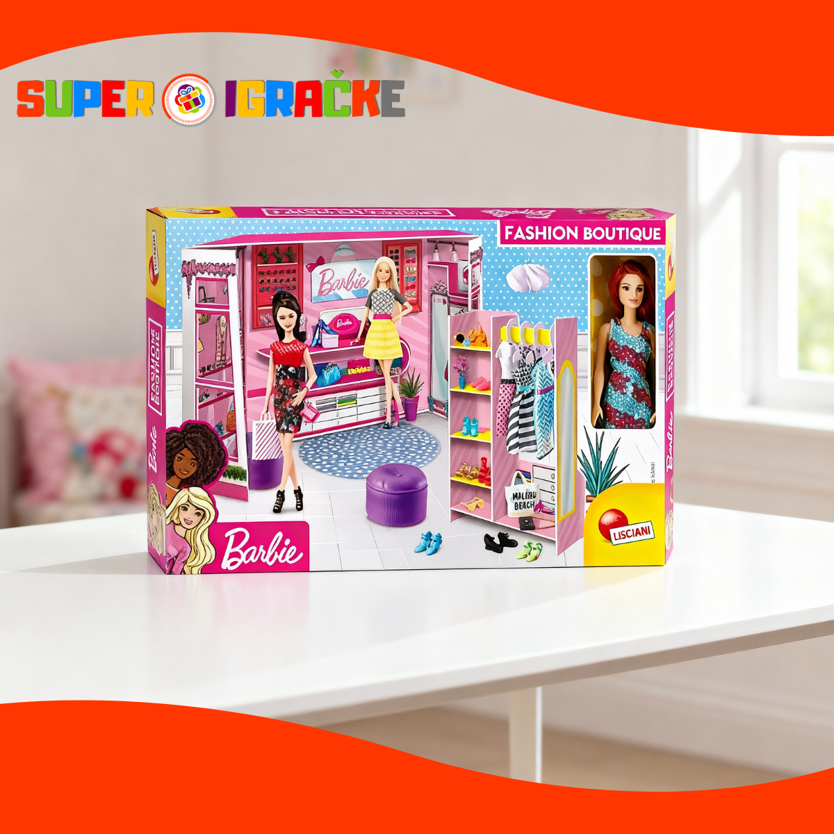 Barbie soba iz snova garderober i lutka