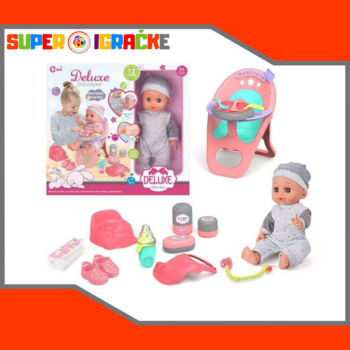 Beba 30cm sa hranilicom