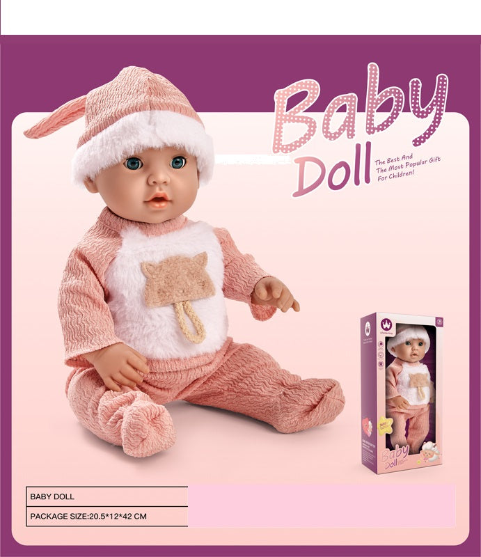 Beba sa kapicom i u roze odelcetu