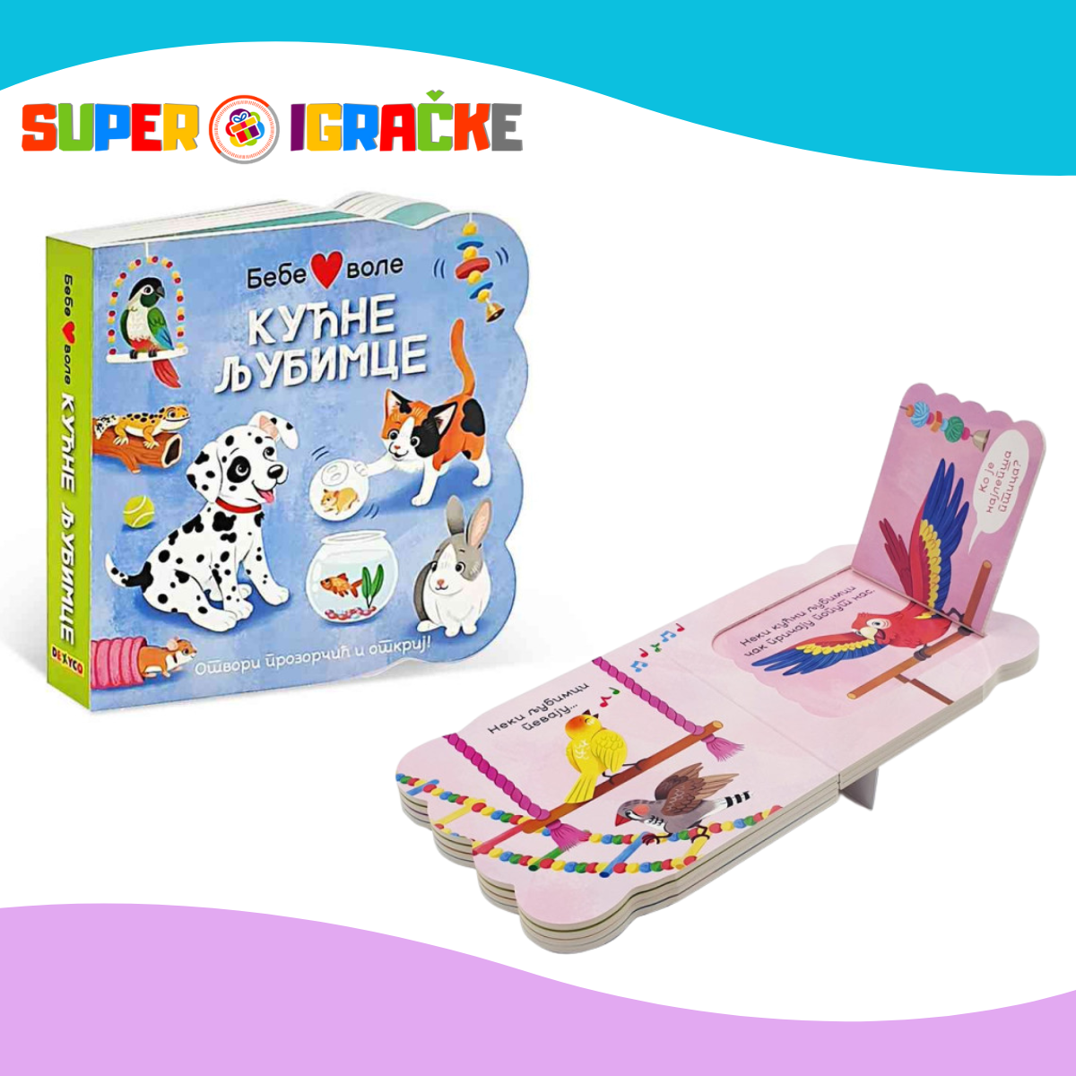 Bebe vole kućne ljubimce