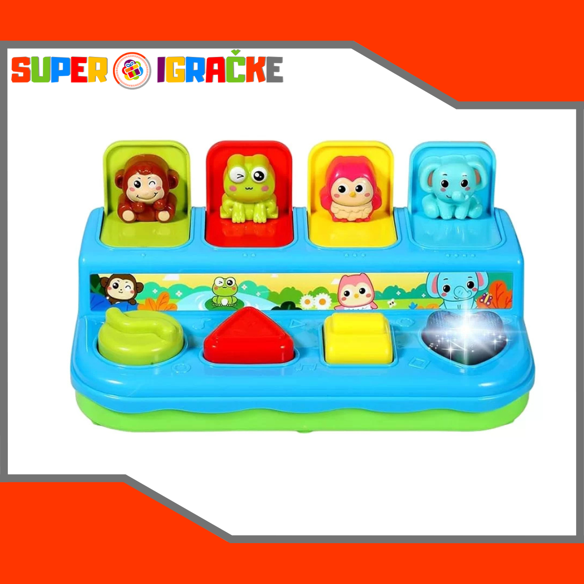 Bebi igra pop up životinje