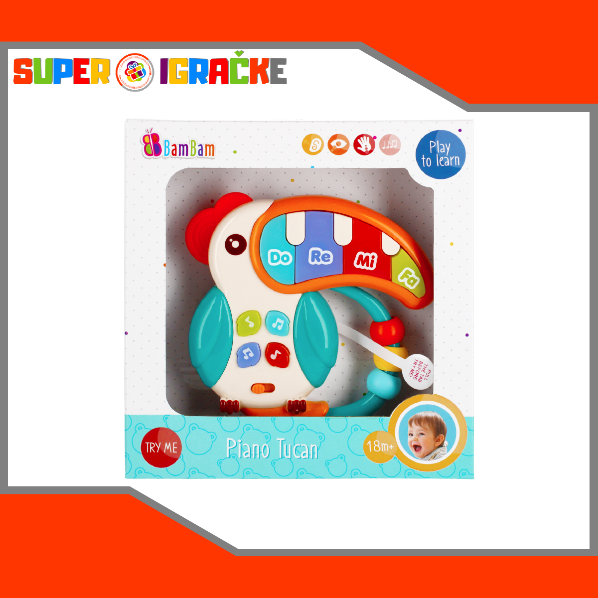 Bebi muzička ptica Tukan