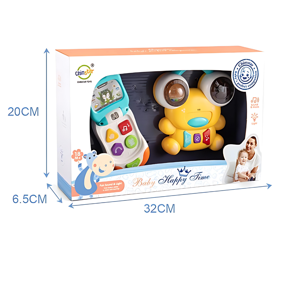Bebi muzička žaba i telefon