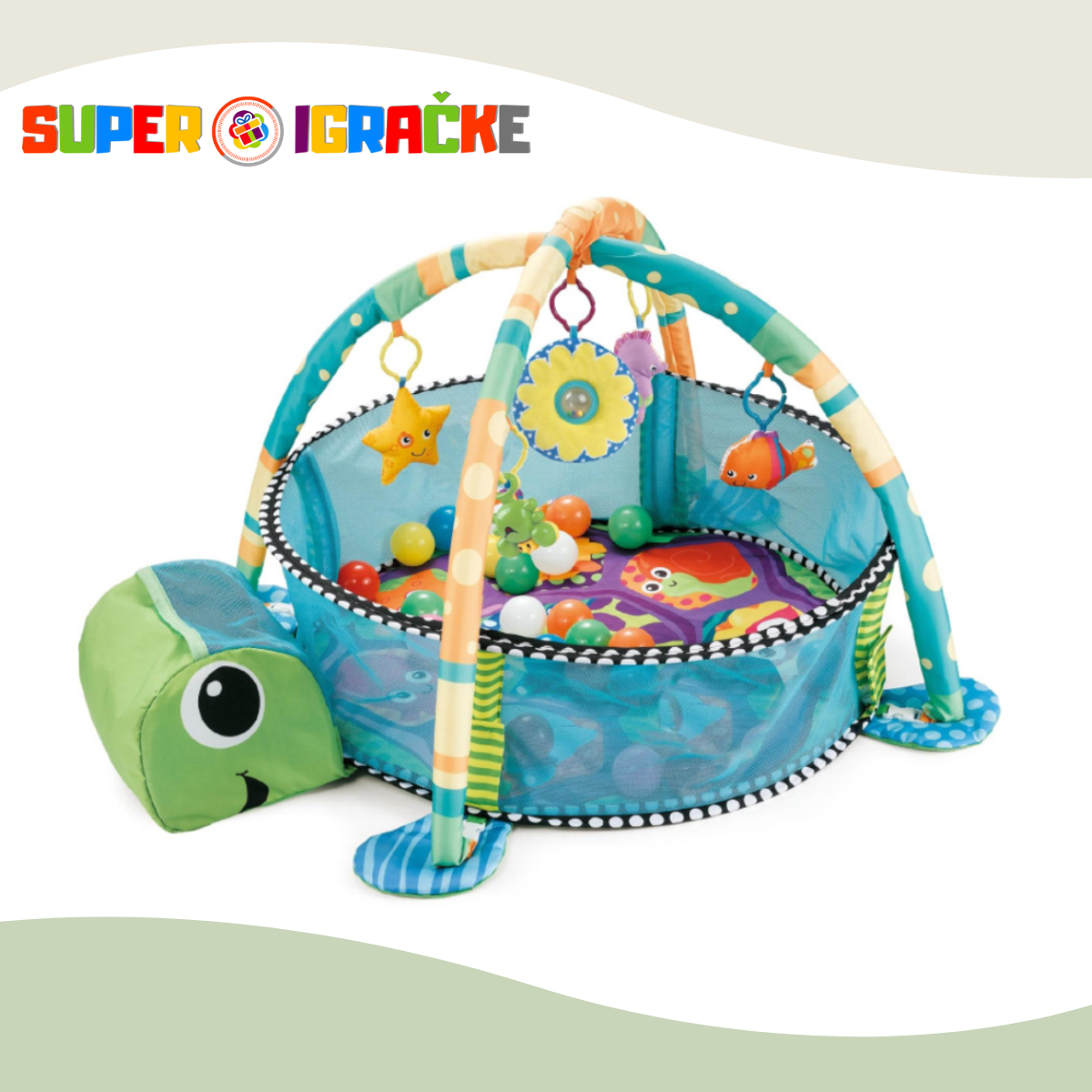 Bebi ogradica - Kornjača sa dodacima