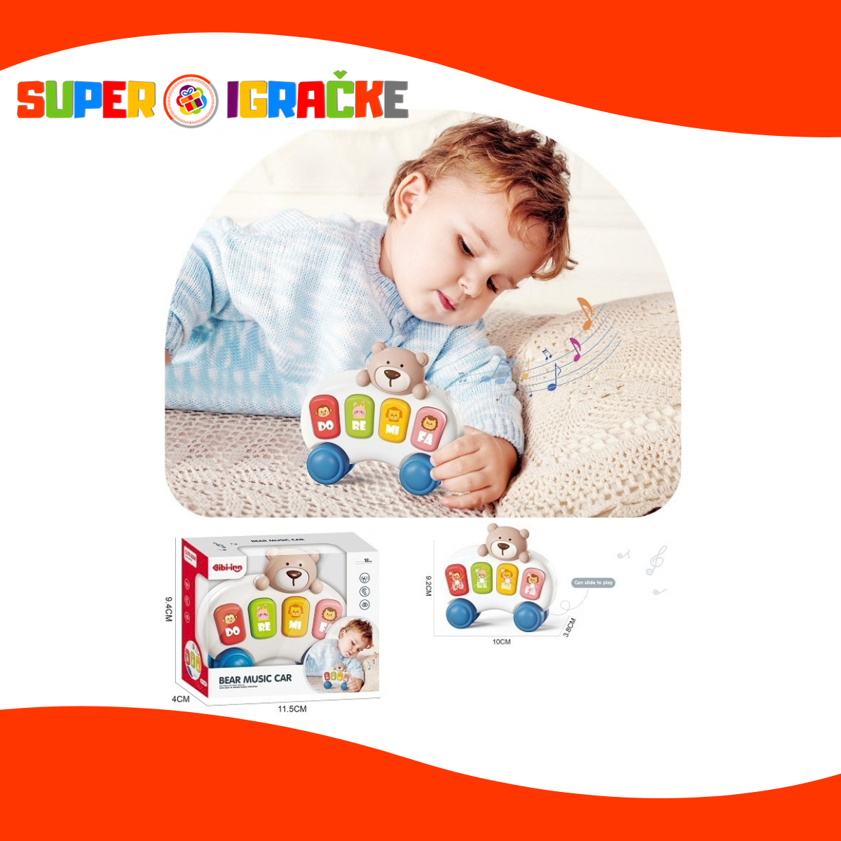 Bebi piano Do-re-mi-fa
