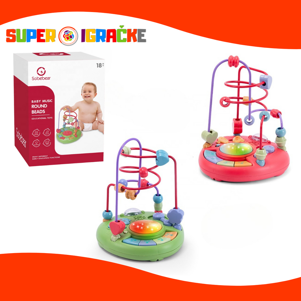 Bebi spirala sa perlicama