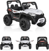 Beli džip terenac sa akumulatorom