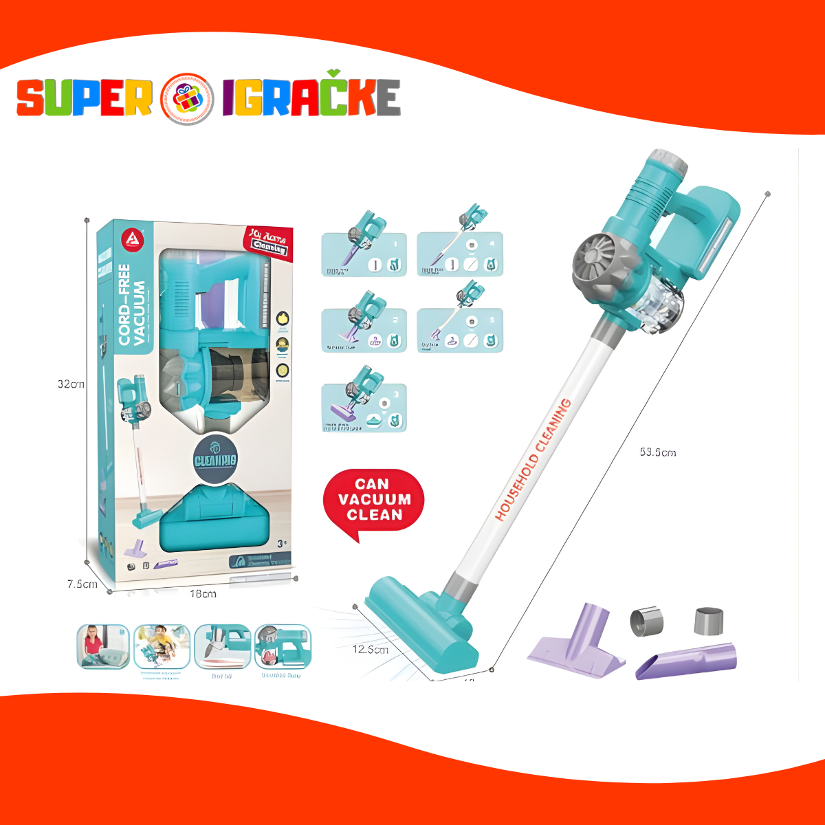 Bežični štapni usisivač