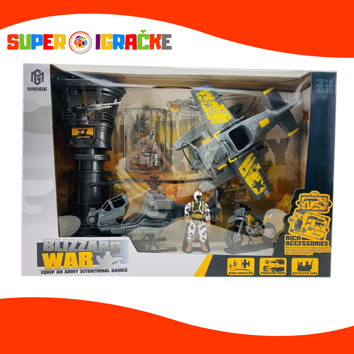 Blizzard War - Vojni set u kutiji