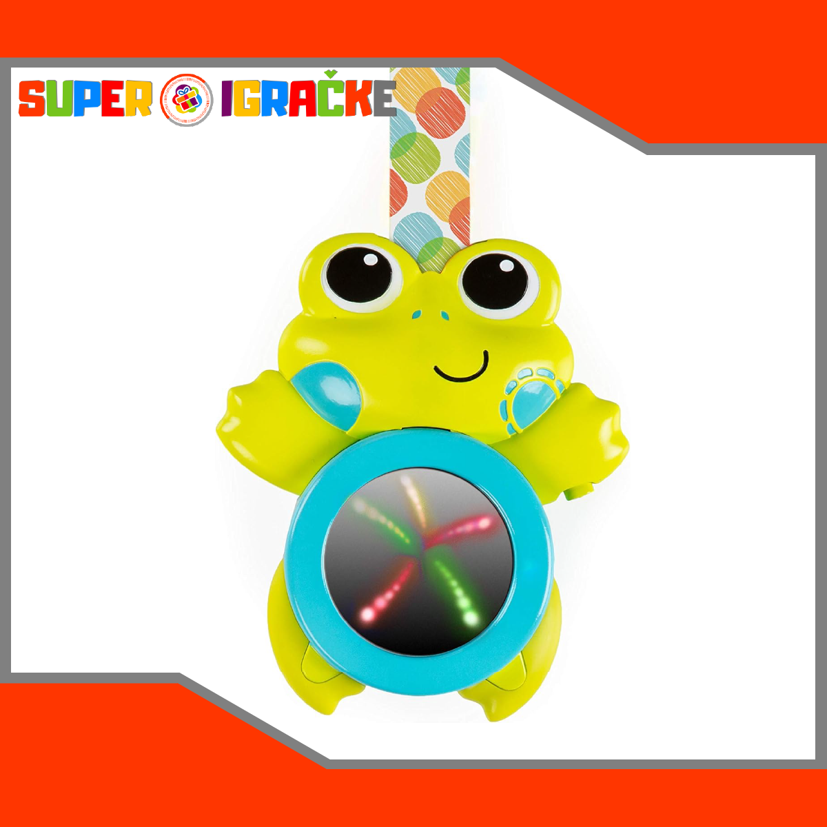 Bright stars žaba zvečka koja svetli i svira