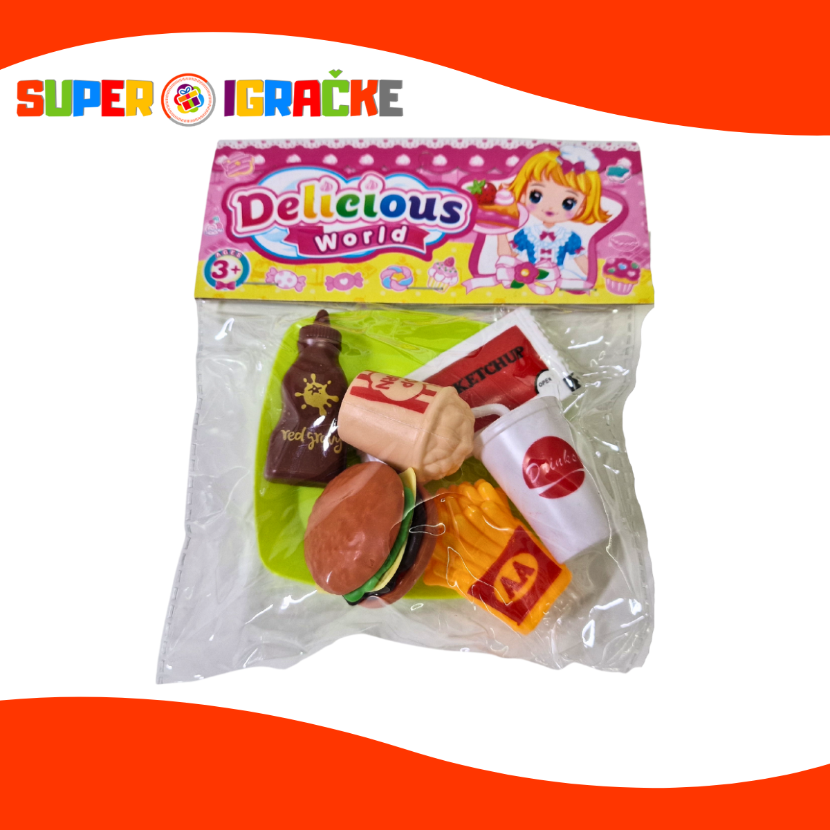 Brza hrana set u kesici