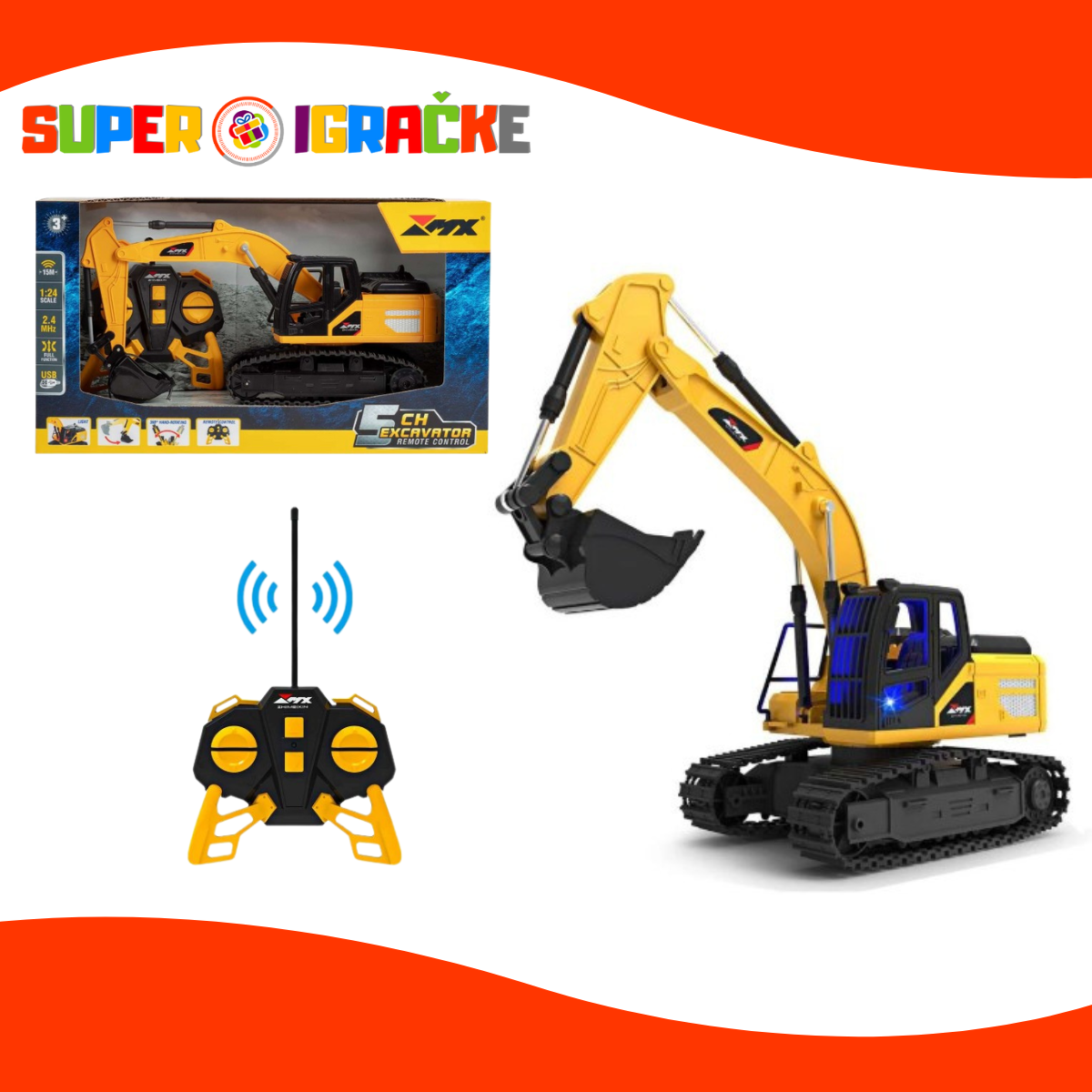 CH Excavator - rovokopač na daljinski