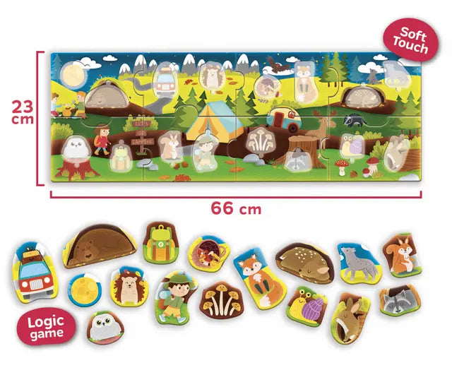 Carotina edukativna slagalica - Panorama Baby šuma