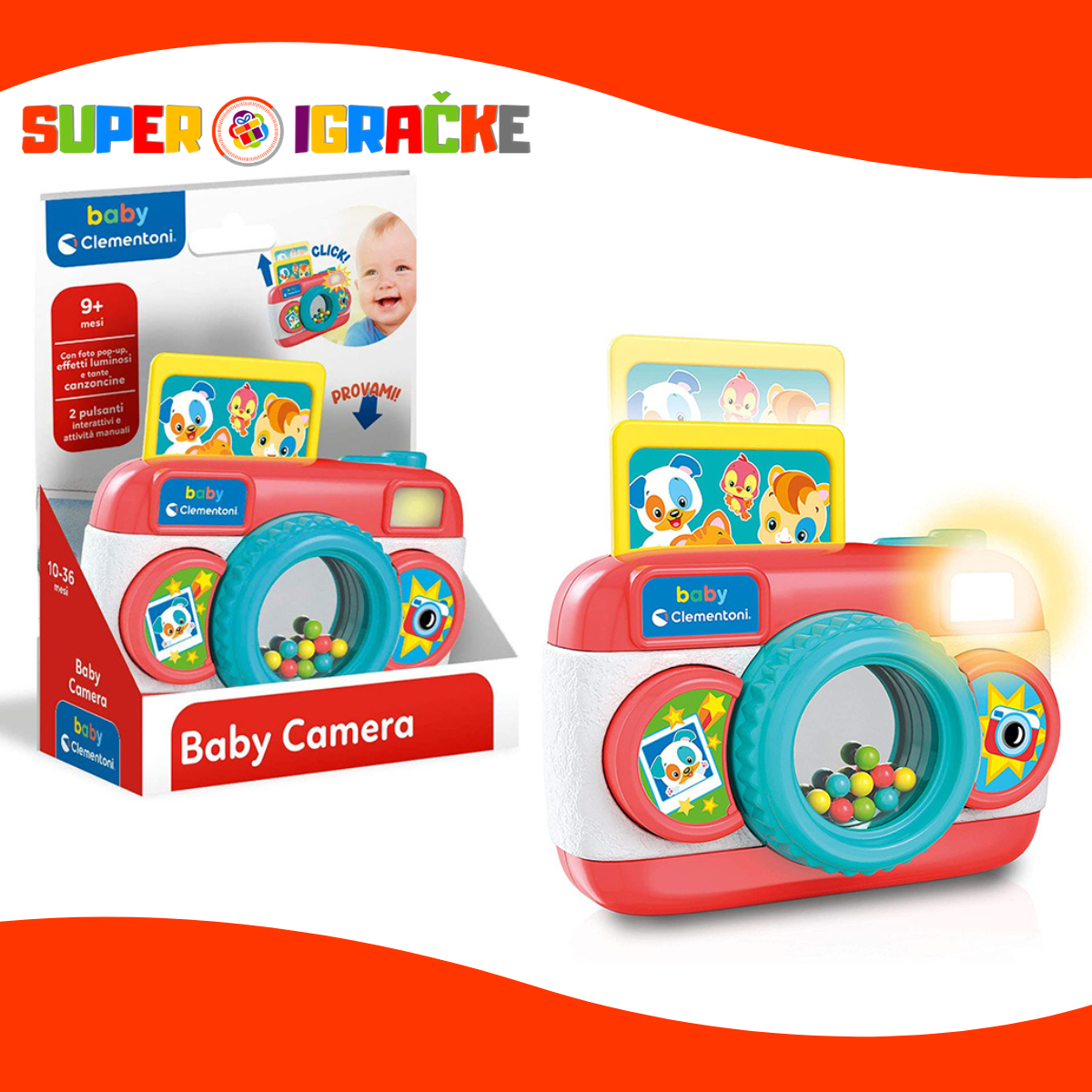 Clementoni Baby kamera