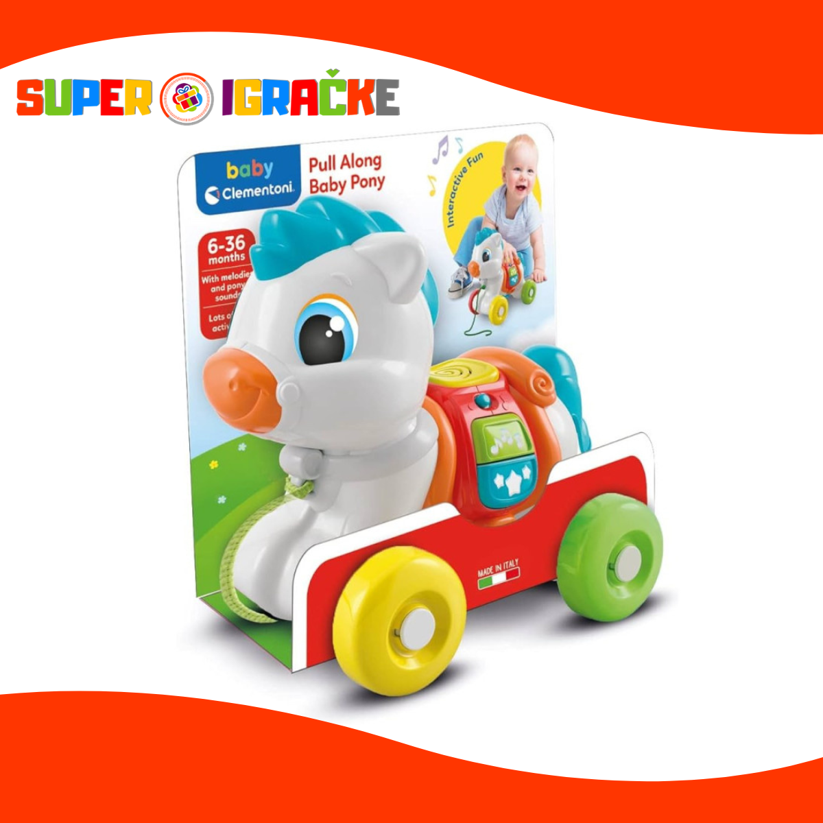 Clementoni Interaktivni poni sa užetom