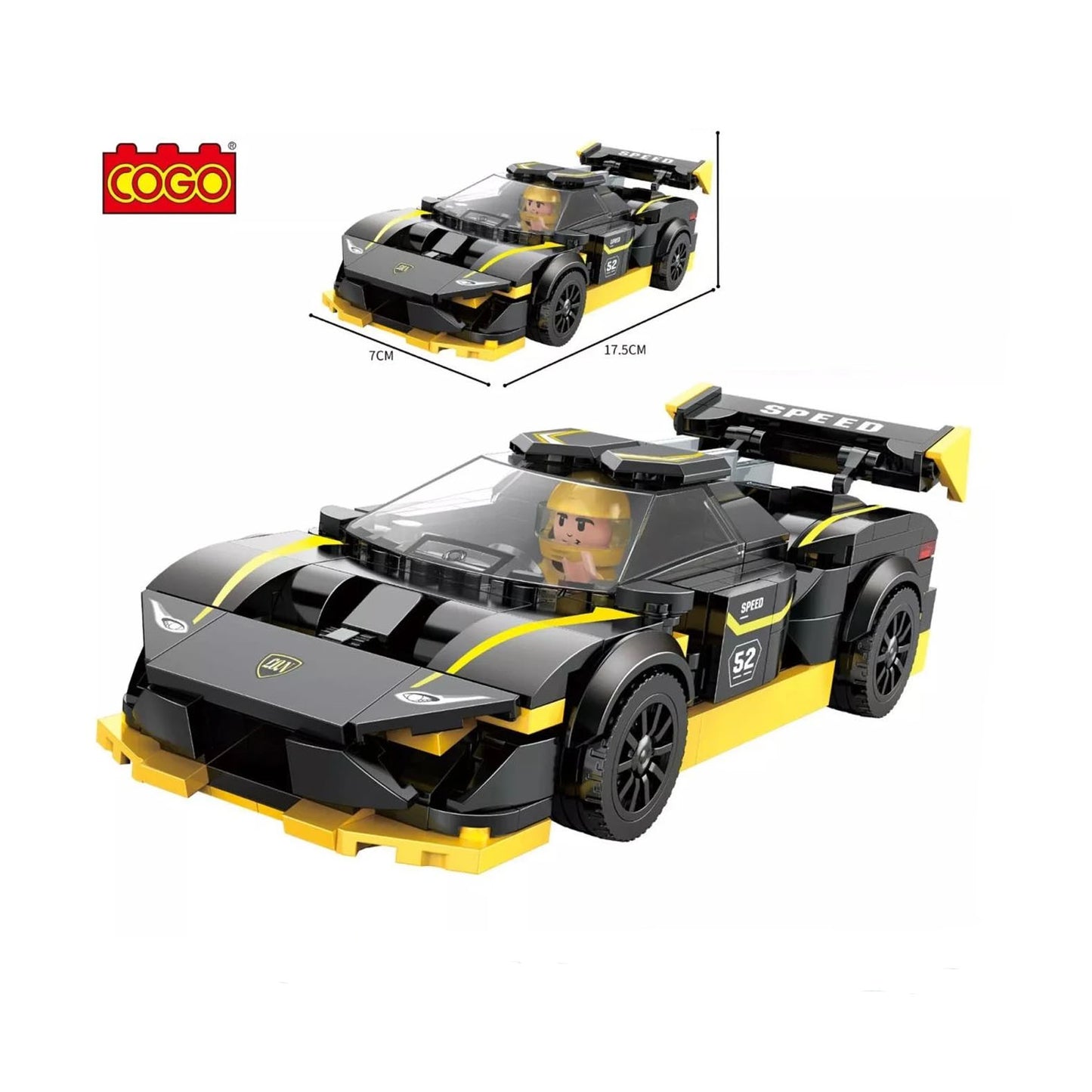 Cogo kocke - Trkački auto