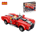 Cogo kocke - Trkački auto crveni 173 delova