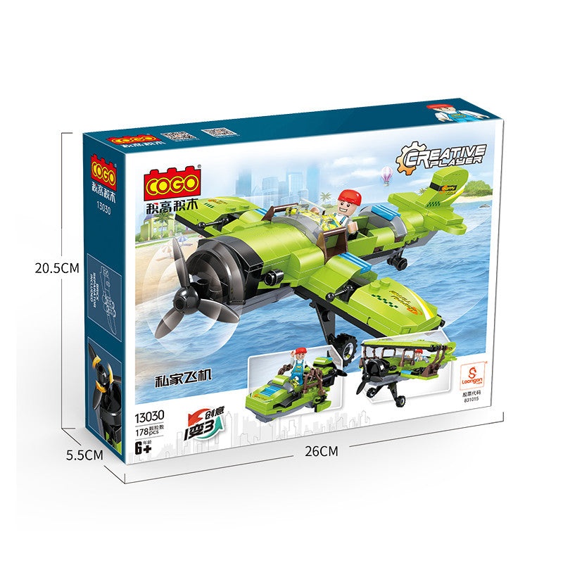 Cogo kockice - Avion 3u1 178kom