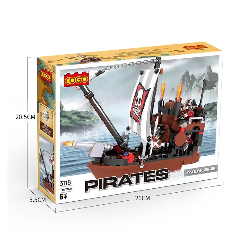 Cogo kockice - Piratski brod 167kom