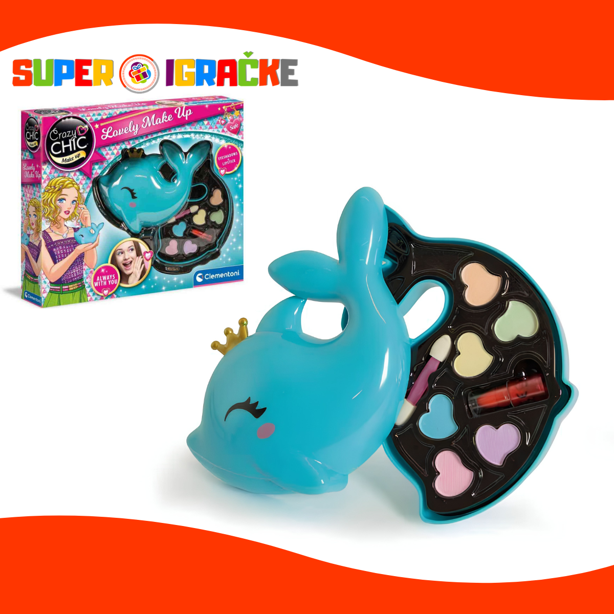 Crazy Chic - Love pet delfin šminka set