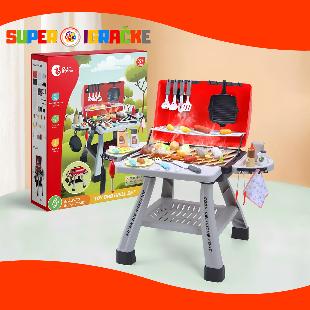 CuteStone - Sto za roštilj set