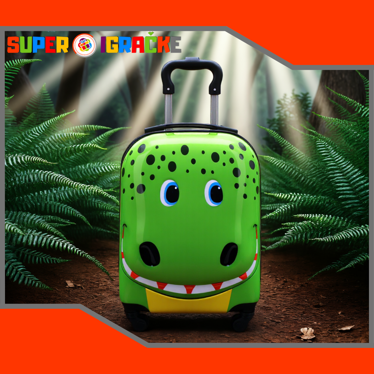 Dečiji kofer Kick Enjoy Dino