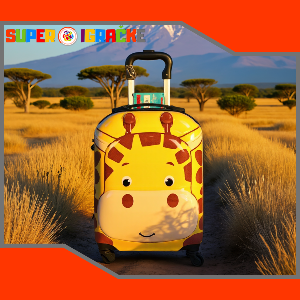 Dečiji kofer Kick Enjoy Žirafa
