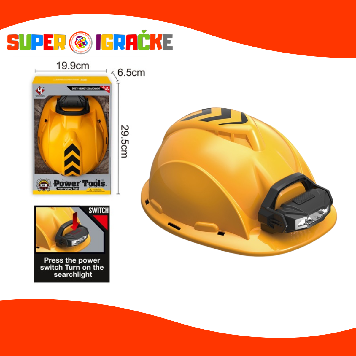 Dečiji šlem sa svetlom