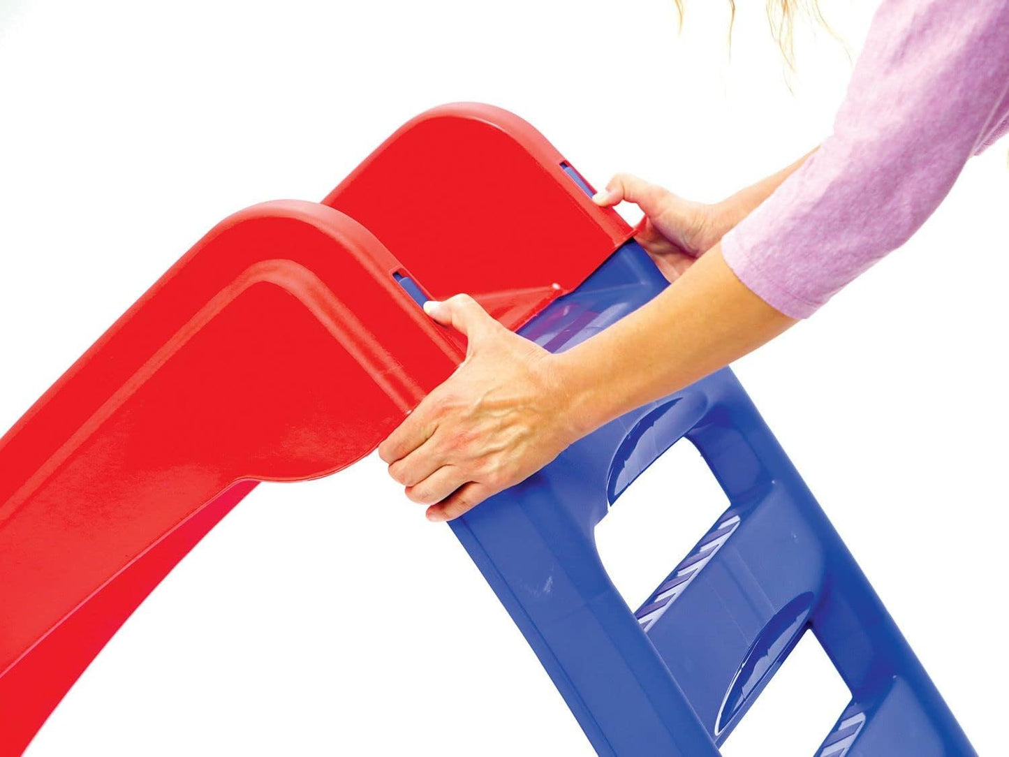 Dečiji tobogan na sklapanje roze plavi