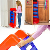 Dečiji tobogan na sklapanje roze plavi